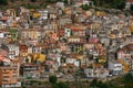 Pastel houses on hillside Royalty Free Stock Photo