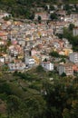 Pastel houses on hillside Royalty Free Stock Photo