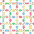 Pastel Interlocking Circles