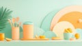 Pastel Kitchen Arrangement Royalty Free Stock Photo