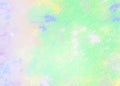 Pastel lilac yellow blue and nature green watercolor paint hand drawn gradient background in in halftone Royalty Free Stock Photo