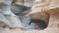 Pastel Limestone Canyon: Organic Forms And Photorealistic Detail