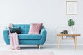 Pastel living room interior Royalty Free Stock Photo