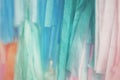 Pastel color ribbons abstract background.