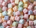 Pastel Mini Marshmallows Background Royalty Free Stock Photo