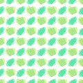 Pastel mint, blue and green vector seamless pattern with geometric shapes. Abstract background for printing brochure, poster, Royalty Free Stock Photo