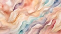 Pastel Oasis: Watercolor Sandstone Tranquility. AI generate