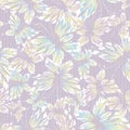 Pastel ombre butterflies seamless vector pattern