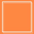 Pastel Orange scene with frame for website design, print media.