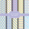 Pastel party pattern