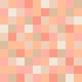 Pastel peach retro check