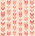 Pastel peach tribal Aztec arrows stripes