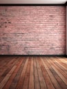 pastel pink brick wall texture Royalty Free Stock Photo