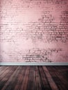 pastel pink brick wall texture Royalty Free Stock Photo