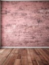 pastel pink brick wall texture Royalty Free Stock Photo