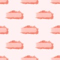 Pastel pink face blush or face powder crushed color swatch repeat seamless pattern
