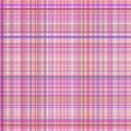 Pastel pink multicolored stripes plaid Royalty Free Stock Photo