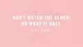 Pastel Pink Simple Minimal Clock Cool Desktop Wallpaper