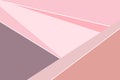 Pastel pink vector geometric rectangular background. Minimalistic background