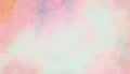 Pastel pink watercolor vignette background with wash empty center texture. Fantasy line wallpaper.