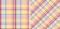 Pastel plaid pattern design. Fabric texture with intersecting colorful bands, ideal for backgrounds, textiles, or decorative