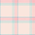 Pastel plaid pattern. Soft, cozy textile design in pink, blue, and cream. Ideal for backgrounds, fabrics, or creating a warm, Royalty Free Stock Photo