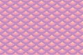 Pastel purple pink geometric fish scales seamless pattern. cute mermaid tail. design for background, wallpaper backdrop, clothing Royalty Free Stock Photo