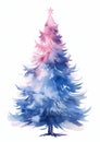 Pastel Pyro: A Smoky Tree Star in Pink and Blue Hues