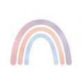 Pastel Rainbow Arch Illustration Royalty Free Stock Photo