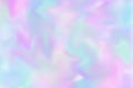 Pastel rainbow background. Fantasy gradient neon unicorn abstract marbled foil. Bright multicolored sky. Vector