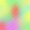 Pastel Rainbow Gradient Arrow Pattern Background with Halftone Dotted Texture Royalty Free Stock Photo