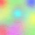 Pastel Rainbow Gradient Background with Wavy Lines Pattern Abstract Soft Design Royalty Free Stock Photo