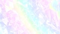 Pastel rainbow iridescent crystal shards abstract background Royalty Free Stock Photo