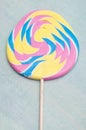 Pastel Rainbow Lollipop Royalty Free Stock Photo