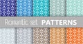 Pastel retro vector patterns Royalty Free Stock Photo