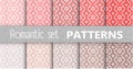 Pastel retro vector patterns Royalty Free Stock Photo