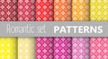 Pastel retro vector patterns Royalty Free Stock Photo