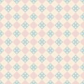 Pastel retro vector seamless pattern Royalty Free Stock Photo