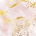 Pastel rose background gold pink brush strokes texture digital paper