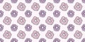 Pastel scrunchy repeat pattern hair tie vector background Royalty Free Stock Photo
