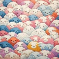 Pastel Sheep Parade. A Dreamy Delight for Kids\' Serene Space