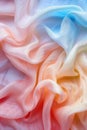 Pastel silk swirls in serene blues and pinks Royalty Free Stock Photo