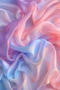 Pastel silk swirls in serene blues and pinks