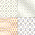 Pastel small geometric vector patterns Royalty Free Stock Photo