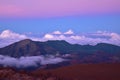 Pastel Sunset Over Haleakala Volcano in Maui Royalty Free Stock Photo