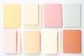 Pastel textured paper cards background Royalty Free Stock Photo