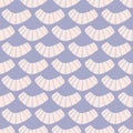 Pastel tones seamless geometry pattern. Soft blue background with abstract stripped shapes in light color Royalty Free Stock Photo