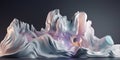Pastel tones swirls morphing abstract fluid art