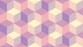 Pastel violet and ivory seamless pattern