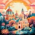 Pastel Wonders: The Enigmatic Colors of a Mexican Wonder